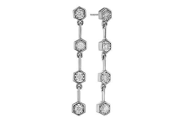 B320-16143: EARRINGS .25 TW