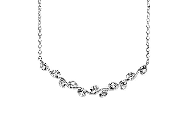 B320-17043: NECKLACE .25 TW (18")