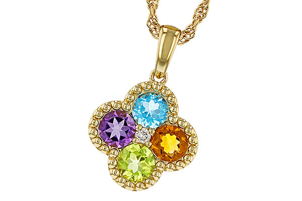 B320-17961: NECKLACE 1.26 SEMI-PREC (AMY,BT,CIT,PER) 1.29 TGW