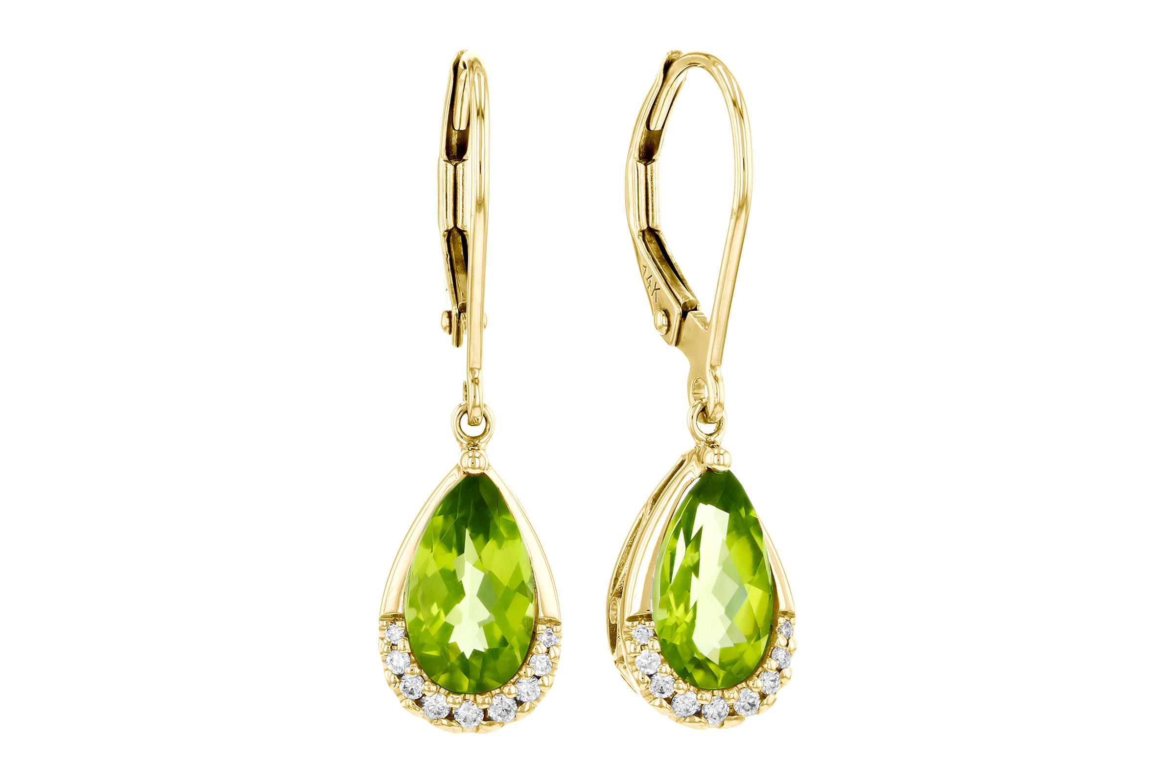 B321-02470: EARR 1.85 PERIDOT 1.94 TGW (9x5MM PS)
