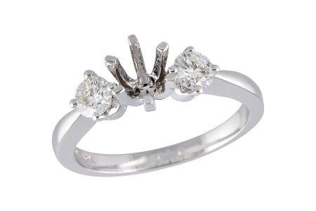 C051-03388: LDS SEMI DIA RING .40 TW
