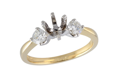 C051-03388: LDS SEMI DIA RING .40 TW
