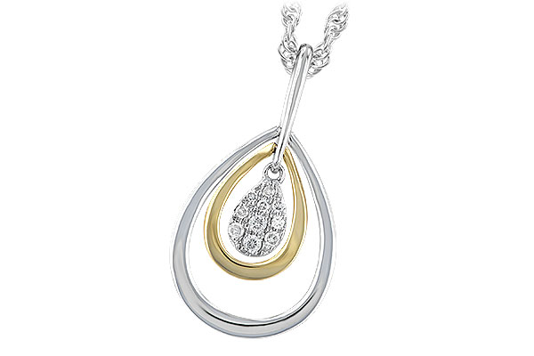 C229-22543: NECKLACE .04 TW