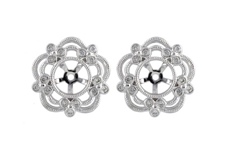 C231-04361: EARRING JACKETS .16 TW (FOR 0.75-1.50 CT TW STUDS)