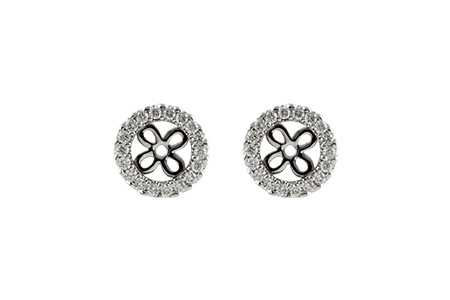 C232-86107: EARRING JACKETS .24 TW (FOR 0.75-1.00 CT TW STUDS)