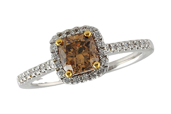 C232-88852: LDS DIA RG .93 BROWN DIA 1.09 TW