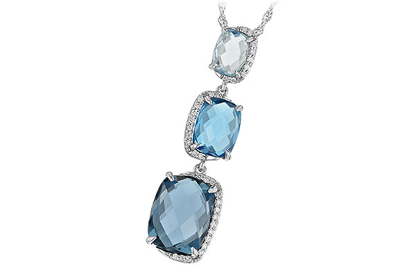 C233-79788: NECK 8.71 BLUE TOPAZ 8.89 TGW