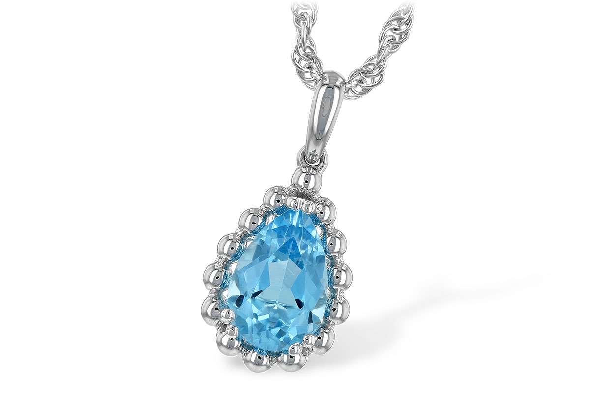 C234-67988: NECKLACE 1.55 CT BLUE TOPAZ