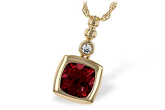 C234-68861: NECK 1.40 GARNET 1.44 TGW