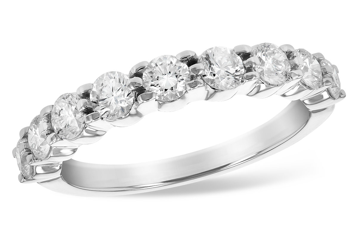 C234-68870: LDS WED RG 1.00 TW (9 STONES)