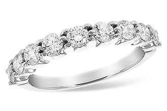 C234-68870: LDS WED RG 1.00 TW (9 STONES)