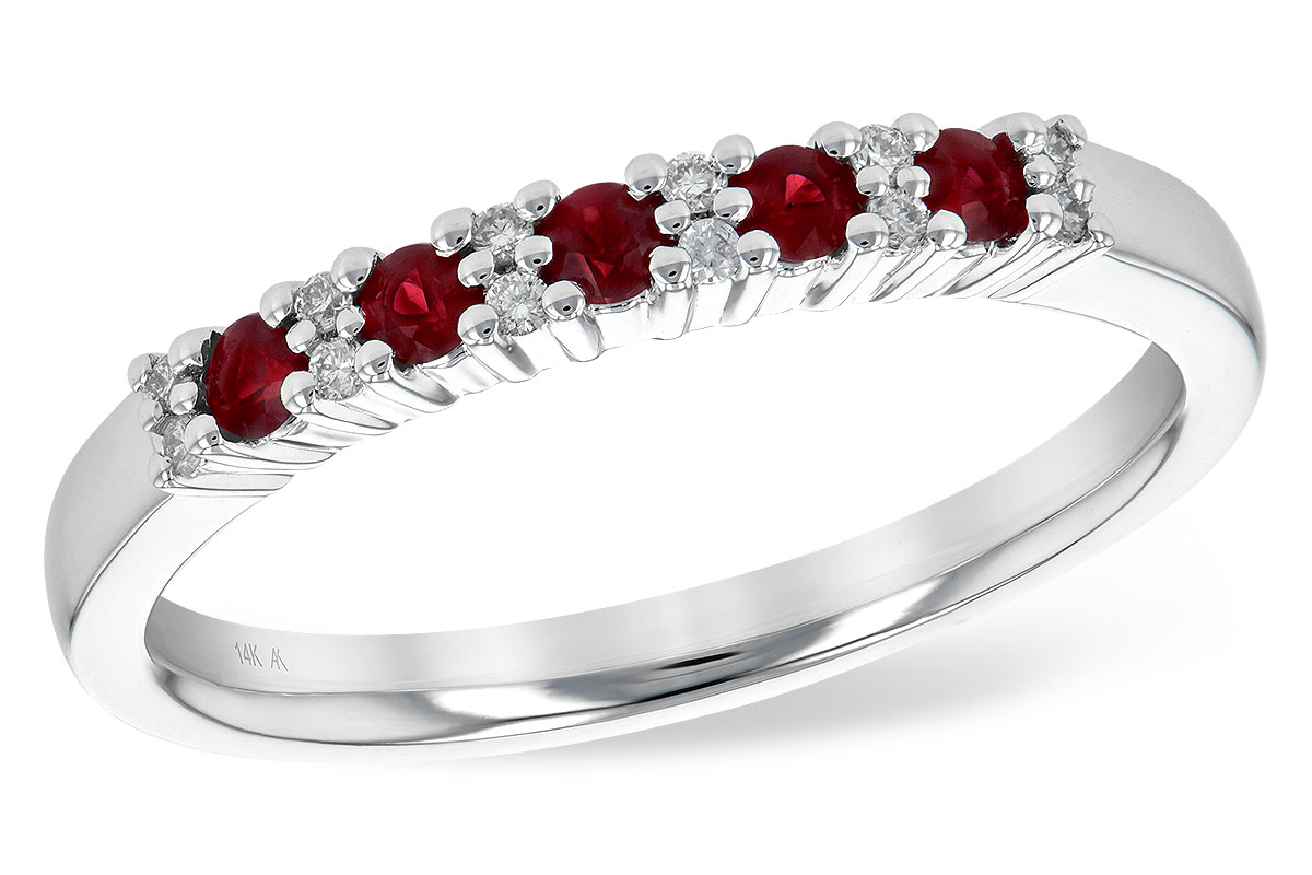 C235-56179: LDS WED RG .22 RUBY .29 TGW