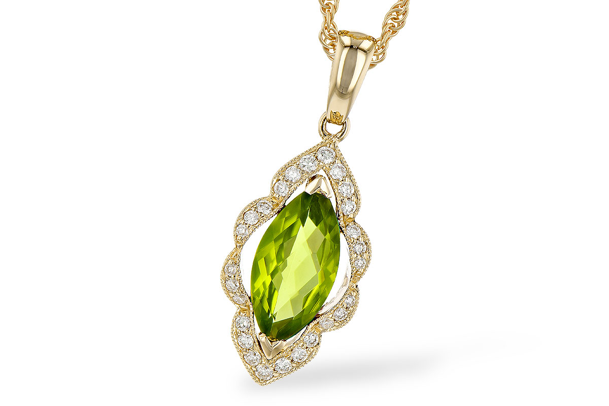 C235-60707: NECK .94 PERIDOT 1.05 TGW