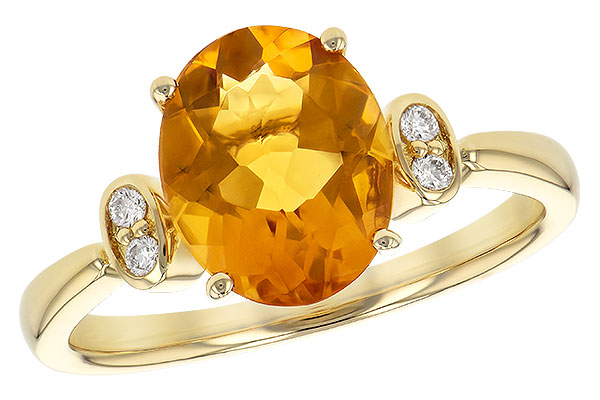 C235-62543: LDS RG 2.04 CITRINE 2.10 TGW (10x8MM CIT)