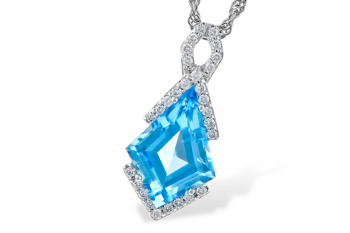 C318-29734: NECK 2.40 BLUE TOPAZ 2.53 TGW