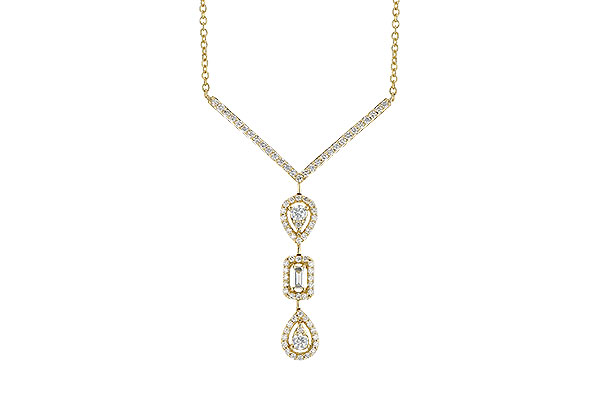 C318-31579: NECK .04 BAGUETTE .50 TW (18")