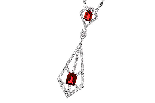 C318-31607: NECK .63 TW RUBY .93 TGW