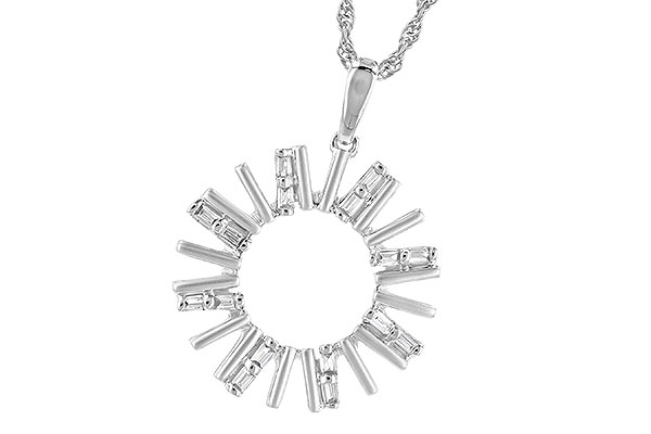 C318-32516: NECK .14 TW BAGUETTES