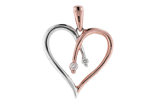 C318-32543: E051-95206 MADE IN PINK & WG .04 TW