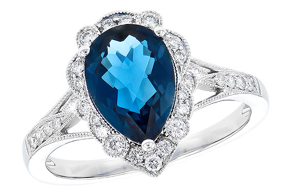C318-34352: LDS RG 2.25 LONDON BLUE TOPAZ 2.47 TGW (10x7 PS)
