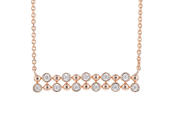 C318-35216: NECKLACE .12 TW