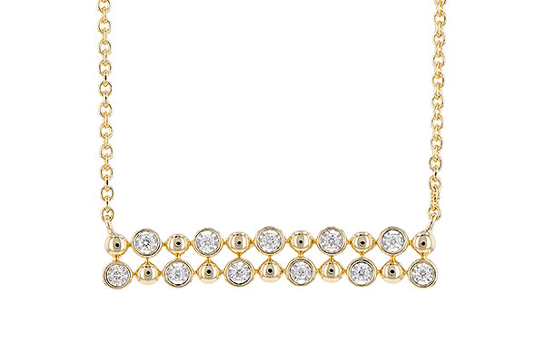 C318-35216: NECKLACE .12 TW