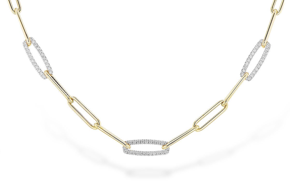C319-18907: NECKLACE .75 TW (17 INCHES)