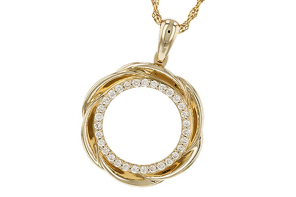 C319-24307: NECKLACE .25 TW