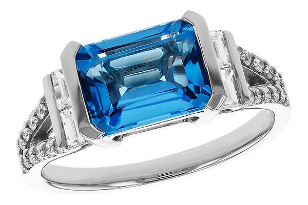 C319-25216: LDS RG 2.64 BLUE TOPAZ 3.00 TGW (9x7MM BT)