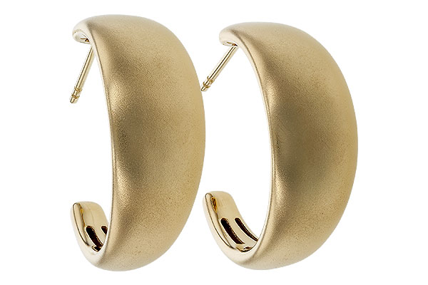 C320-11588: GOLD EARRINGS (24MM)