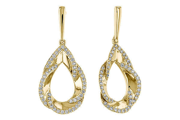C320-11625: EARRINGS .50 TW