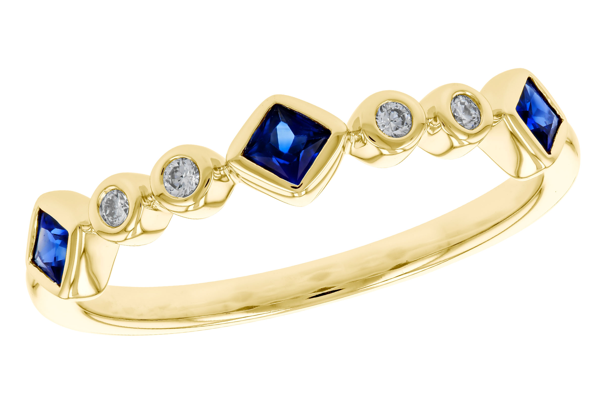 C320-14279: LDS WED RG .25 SAPPHIRE .30 TGW