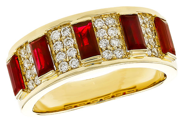 C320-14361: LDS WED RG 1.40 TW RUBY 1.69 TGW