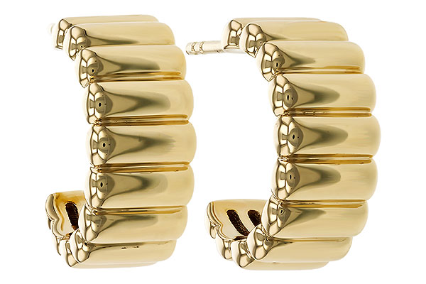 C320-15234: GOLD EARRINGS (16MM)