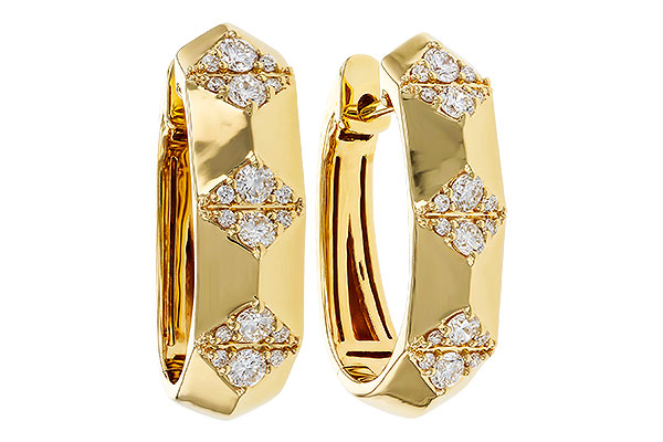 C320-16134: EARRINGS .50 TW