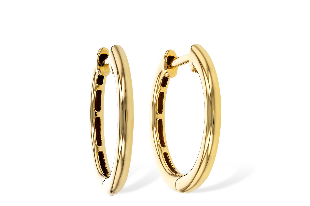 C320-17016: GOLD EARRINGS (16MM)