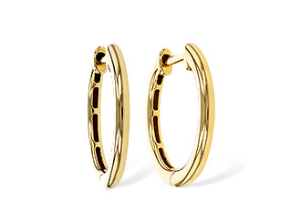 C320-17016: GOLD EARRINGS (16MM)