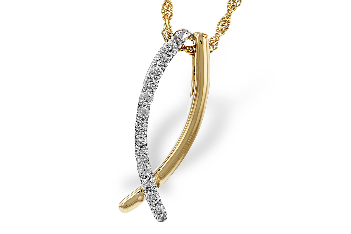 C320-17025: NECKLACE .25 TW