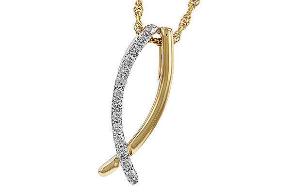 C320-17025: NECKLACE .25 TW