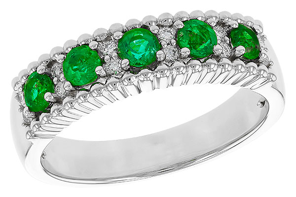C320-17988: LDS WED RG .48 TW EMERALD .60 TGW