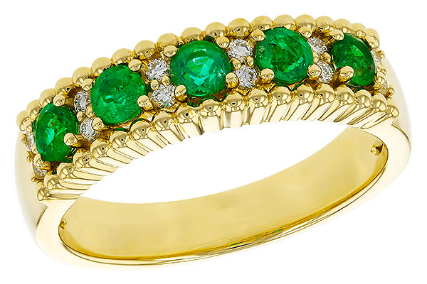 C320-17988: LDS WED RG .48 TW EMERALD .60 TGW