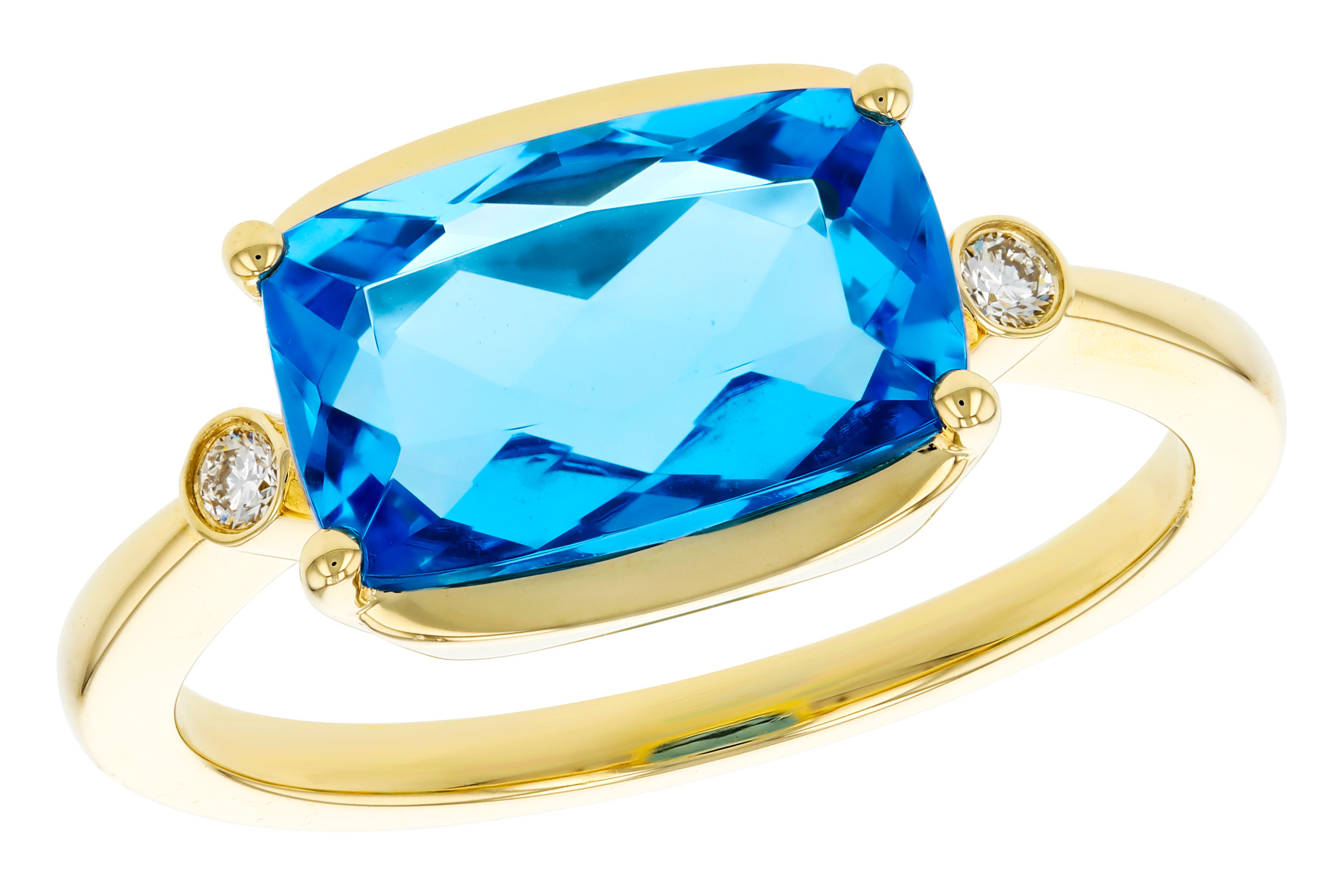 C321-02470: LDS RG 2.88 BLUE TOPAZ 2.92 TGW (11x7MM BT)