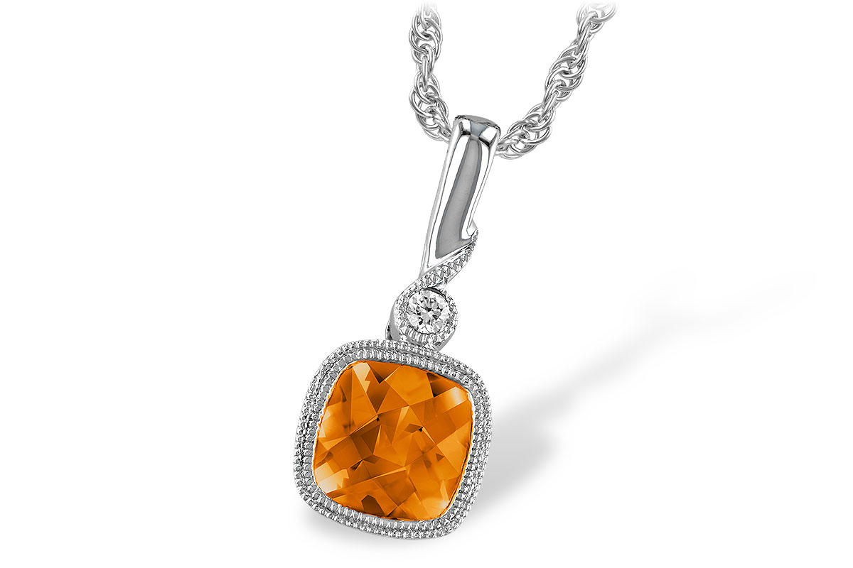 D229-26152: NECK .68 CITRINE .70 TGW