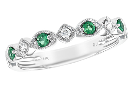 D230-17088: LDS WED RG .15 EMERALD .21 TGW