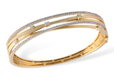 D231-00679: BANGLE BRACELET .91 TW