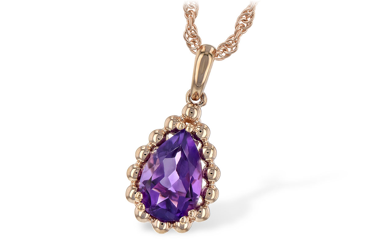 D234-67979: NECKLACE 1.06 CT AMETHYST