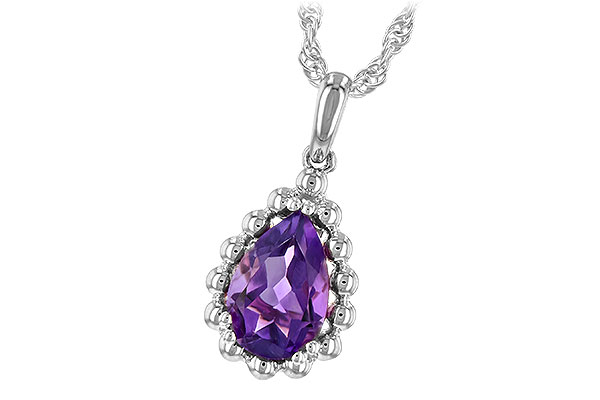 D234-67979: NECKLACE 1.06 CT AMETHYST