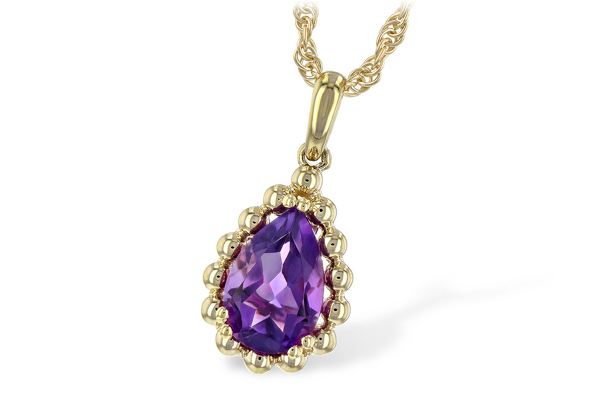 D234-67979: NECKLACE 1.06 CT AMETHYST