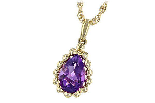 D234-67979: NECKLACE 1.06 CT AMETHYST