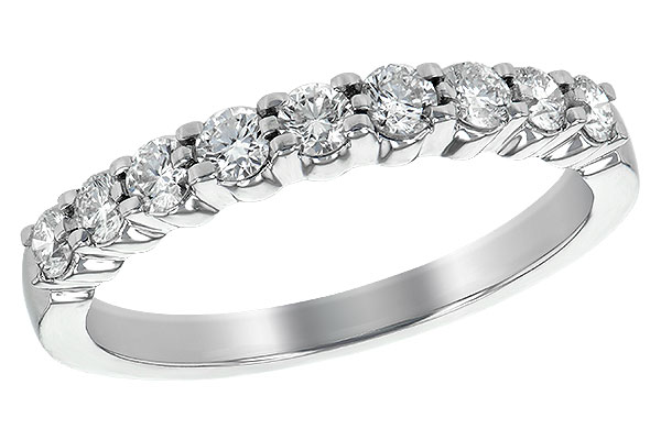 D234-68870: LDS WED RG .50 TW (9 STONES)